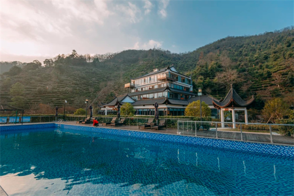 安吉涵田度假村温泉体验攻略，九龙山茶海间的隐逸秘境-和风乐游农庄(图3)