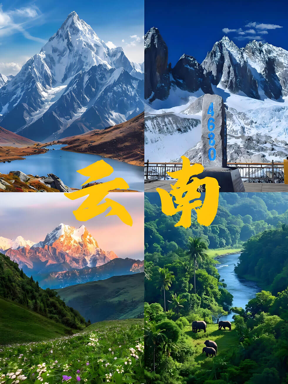 云南旅游地图攻略：五大精华路线详解，新手自由行必备指南-和风乐游农庄(图1)