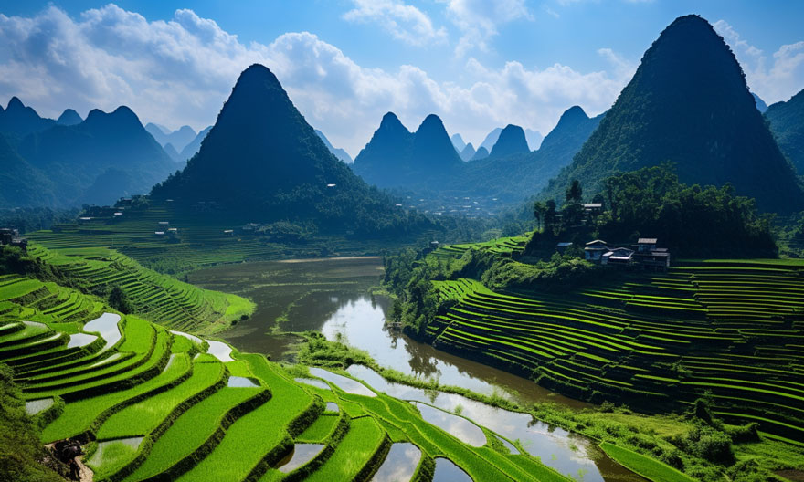 龙脊梯田 桂林旅游必去景点推荐及路线规划指南-和风乐游农庄(图2)