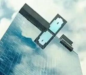 悬崖边缘透明泳池惊险体验，高空游泳刺激挑战-和风乐游农庄 - 和风乐游农庄