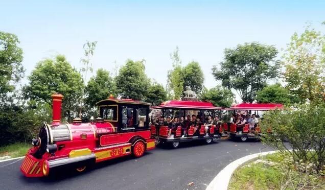 中南百草原小火车游览体验，轻松赏景省体力-和风乐游农庄(图1)