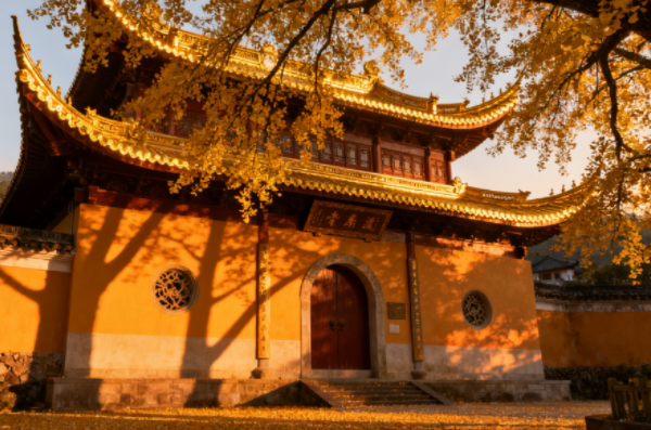 初秋灵峰寺游记:古银杏与竹海的诗意邂逅-和风乐游农庄(图4) 初秋灵峰寺游记:古银杏与竹海的诗意邂逅-和风乐游农庄(图4)