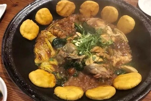 贴饽饽熬小鱼 - 和风乐游农庄