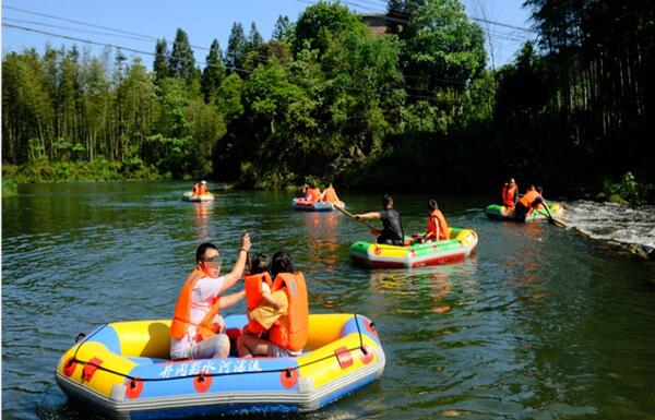 井冈山蜀水河漂流(图2)