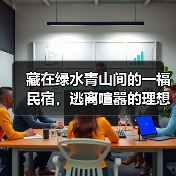 藏在绿水青山间的一福民宿，逃离喧嚣的理想栖居地(图2)