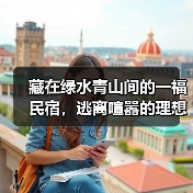 藏在绿水青山间的一福民宿，逃离喧嚣的理想