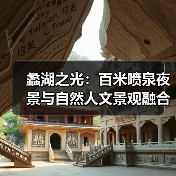 蠡湖之光:百米喷泉夜景与自然人文景观融合(图3) 蠡湖之光:百米喷泉夜景与自然人文景观融合(图3)