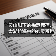 灵山脚下的禅意民宿，太湖竹海中的心灵避世之所 - 辰飞雨和风乐游农庄